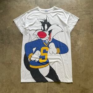 Vintage 90s Flint Slyvester the Cat Jumbo Print Tee